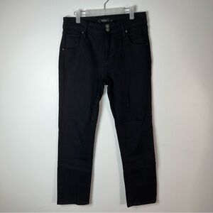 Hudson Los Angeles Jeans Black Slim Straight Denim | Women’s Size 8 | Stretch